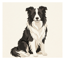 Long-coated dog, such as a Border Collie