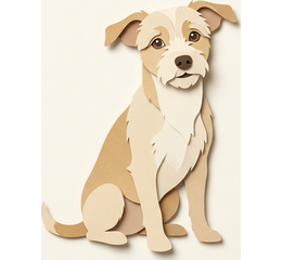 A small, nervous dog