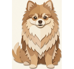 Small dog, such as a Pomeranian