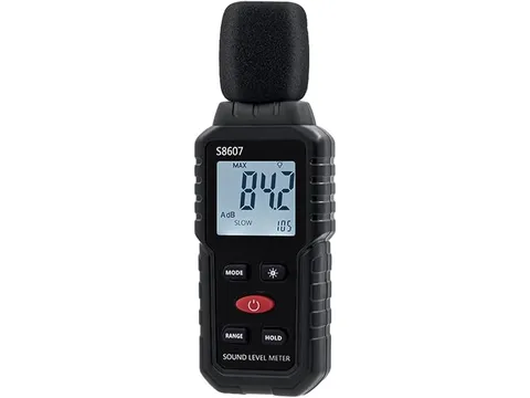 Sound level meter, the dB meter I use